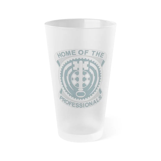 701 Military Intelligence Brigade (U.S. Army) Frosted Pint Glass 16oz-Go Mug Yourself