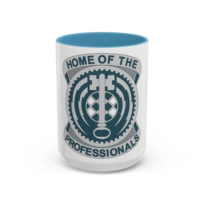 701 Military Intelligence Brigade (U.S. Army) Accent Coffee Mug 15oz Light Blue - Go Mug Yourself