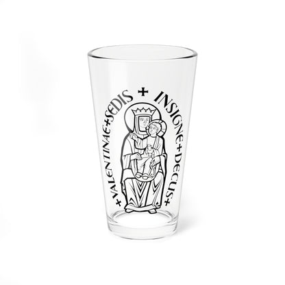 Escudo de la archidiócesis de Valencia (Spain) (Coat of Arms) Pint Glass 16oz