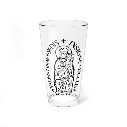 Escudo de la archidiócesis de Valencia (Spain) (Coat of Arms) Pint Glass 16oz