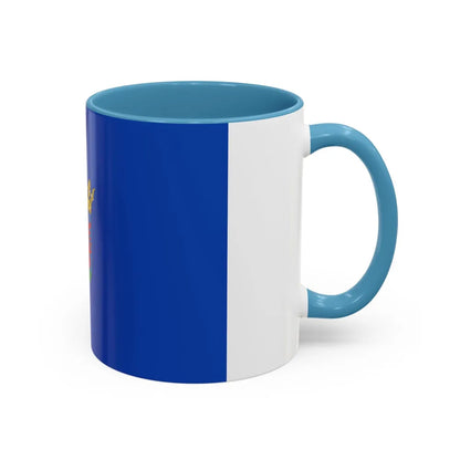 Flag of Badajoz Spain - Accent Coffee Mug-Go Mug Yourself