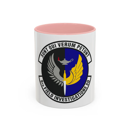 9th Field Investigations Squadron (U.S. Air Force) Accent Coffee Mug