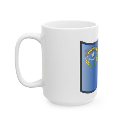 Nuvola Nevada flag (United States) White Coffee Mug