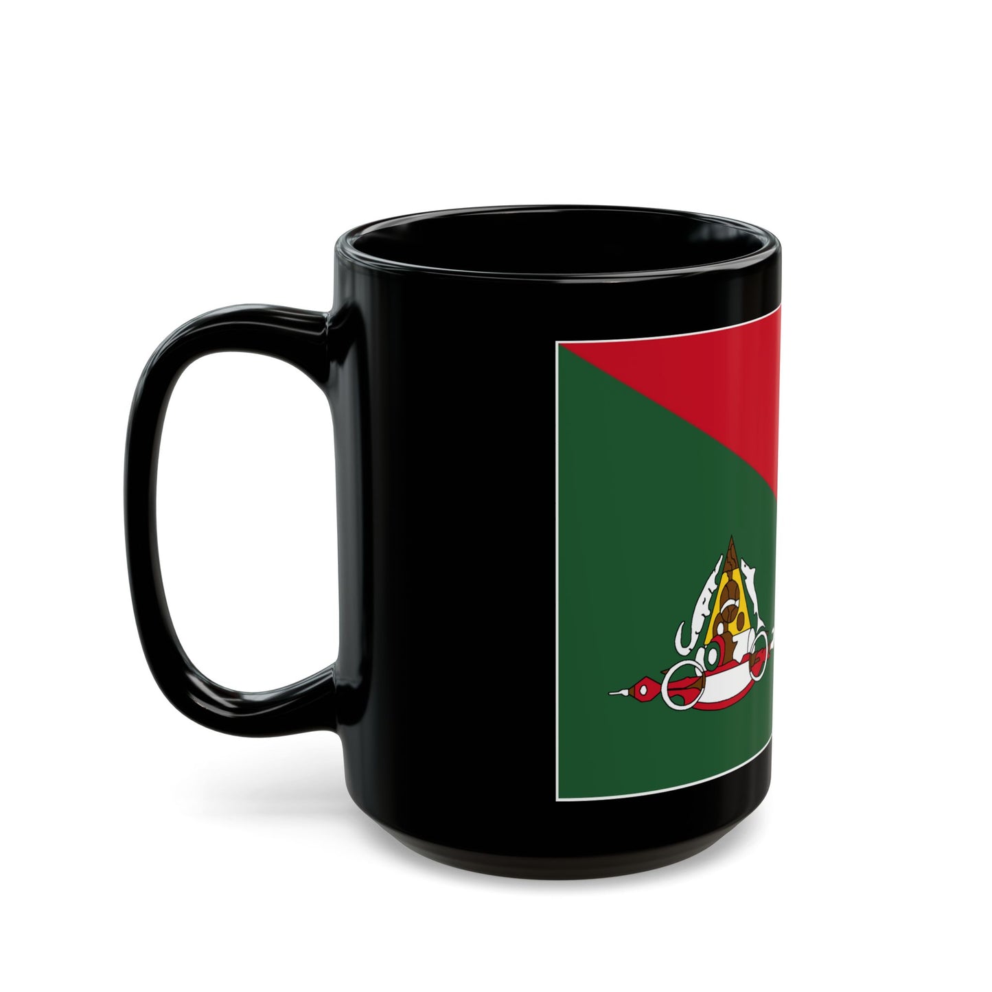 Flag of East Sepik Papa New Guinea - Black Coffee Mug-Go Mug Yourself