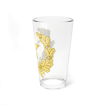 Emblem of the Military staff of the Spanish Army (Spain) (Coat of Arms) Pint Glass 16oz
