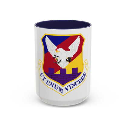 87th Air Base Wing Emblem (U.S. Air Force) Accent Coffee Mug