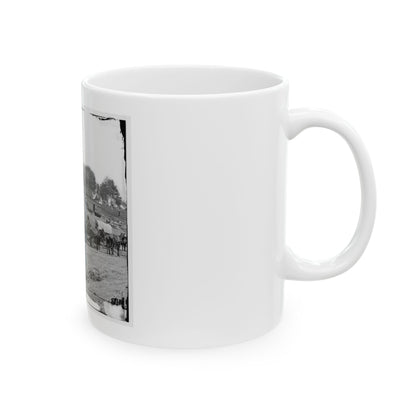 Savage Station, Va. Headquarters Of Gen. George B. Mcclellan On The Richmond & York River Railroad (U.S. Civil War) White Coffee Mug