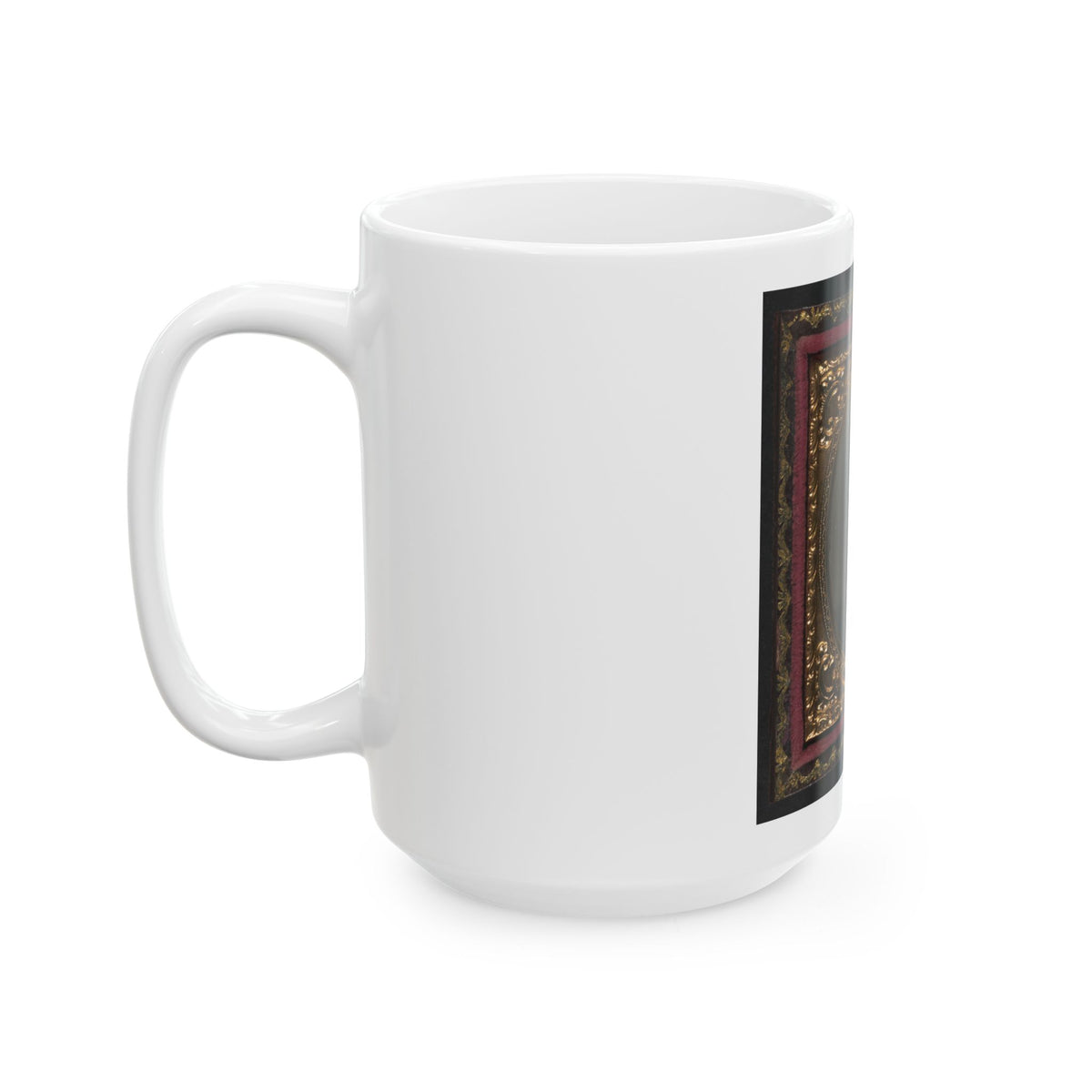 Unidentified Soldier In Forage Cap (U.S. Civil War) White Coffee Mug
