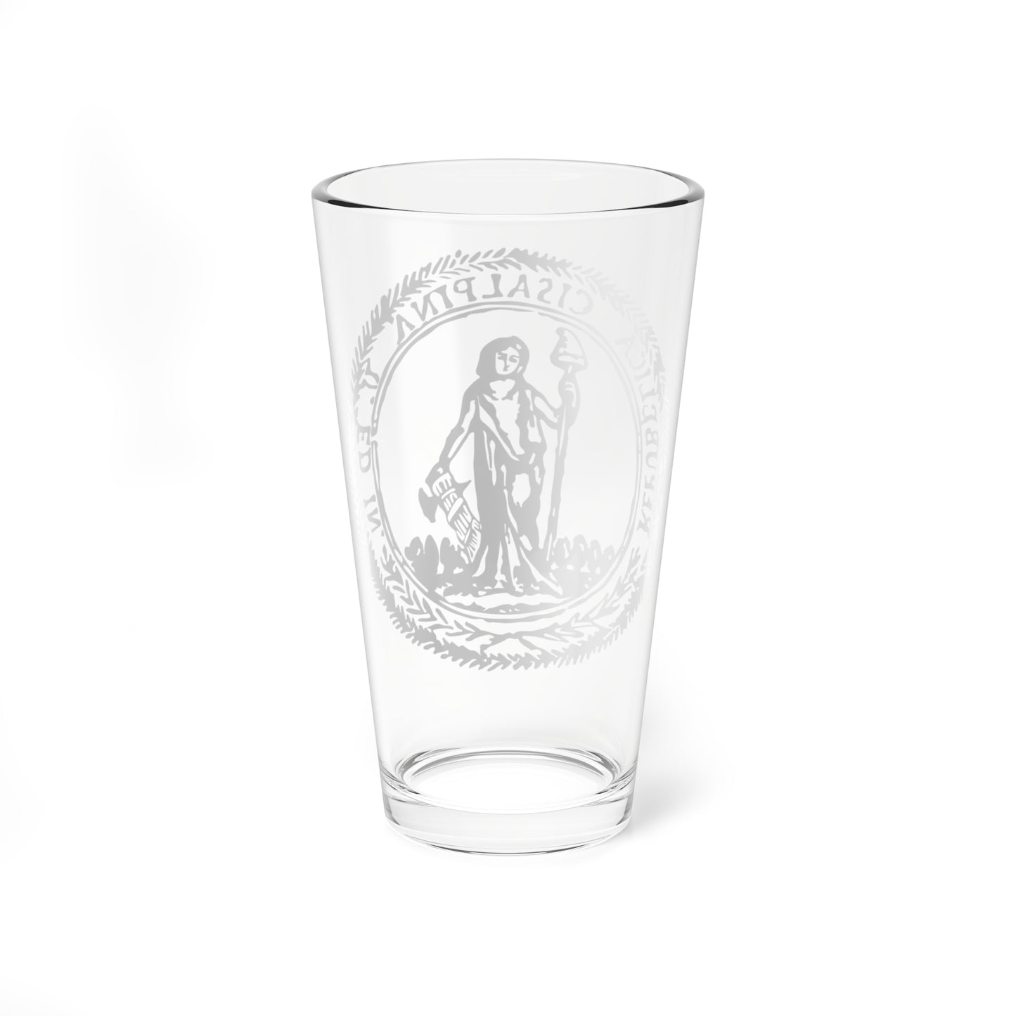 Seal of the Cisalpine Republic (Italy) (Coat of Arms) Pint Glass 16oz