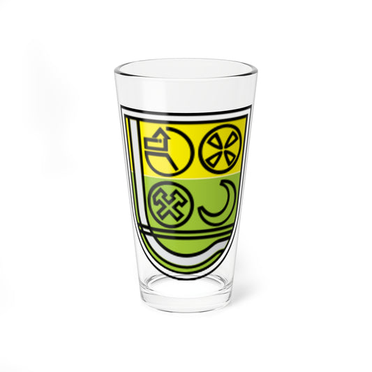 Coat of arms of Zenica (Bosnia and Herzegovina) (Coat of Arms) Pint Glass 16oz