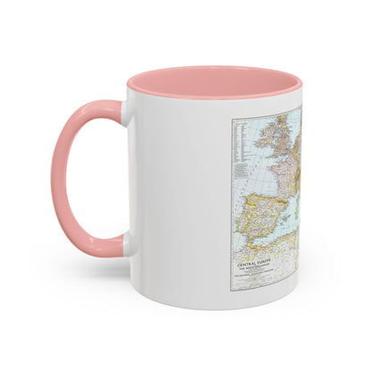Europe, Central & Mediterranean Sept-1st (1939) (Map) Accent Coffee Mug