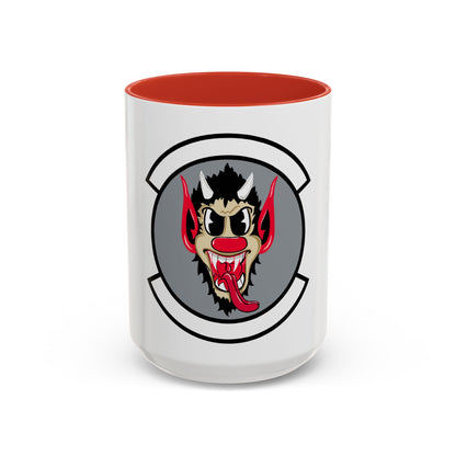 69 Fighter Squadron AFRC (U.S. Air Force) Accent Coffee Mug