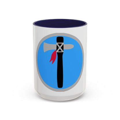 XIX Corps 1 (U.S. Army) Accent Coffee Mug