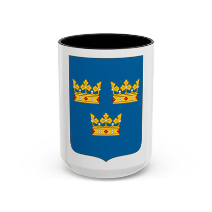 Shield of arms of Sweden - Accent Coffee Mug