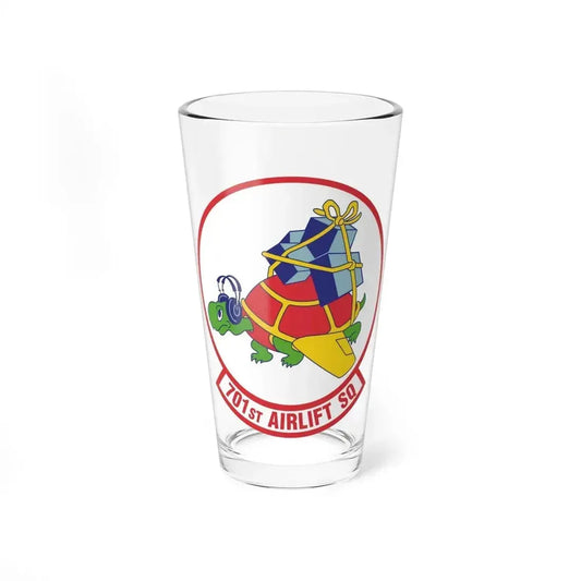 701st Airlift Squadron (U.S. Air Force) Pint Glass 16oz 16oz - Go Mug Yourself