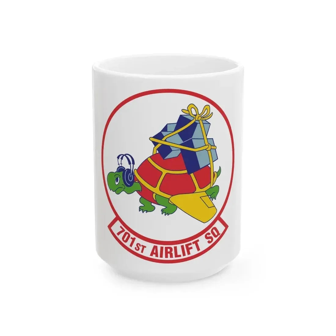 701st Airlift Squadron (U.S. Air Force) White Coffee Mug 15oz - Go Mug Yourself