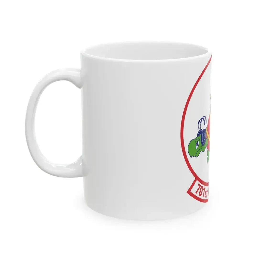 701st Airlift Squadron (U.S. Air Force) White Coffee Mug - Go Mug Yourself