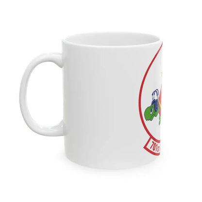 701st Airlift Squadron (U.S. Air Force) White Coffee Mug - Go Mug Yourself