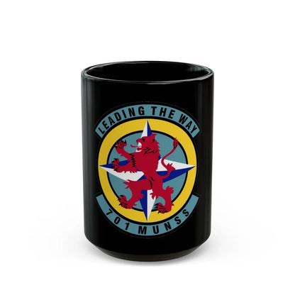 701st Munitions Support Squadron (U.S. Air Force) Black Coffee Mug-15oz-Go Mug Yourself