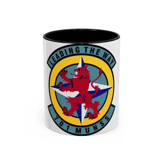701st Munitions Support Squadron (U.S. Air Force) Accent Coffee Mug 11oz Black - Go Mug Yourself