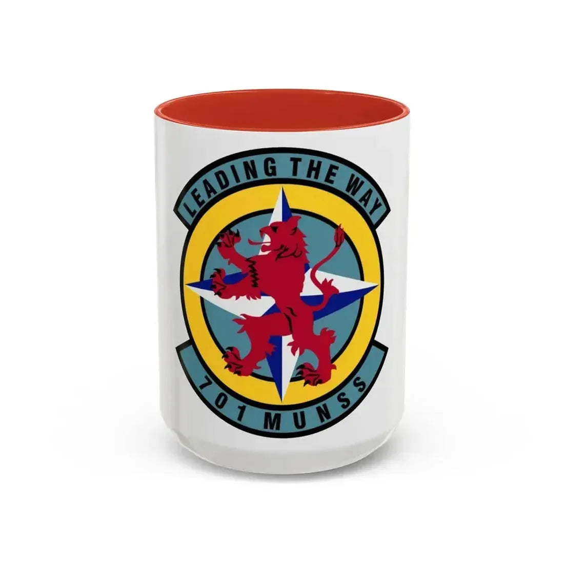 701st Munitions Support Squadron (U.S. Air Force) Accent Coffee Mug 15oz Red - Go Mug Yourself