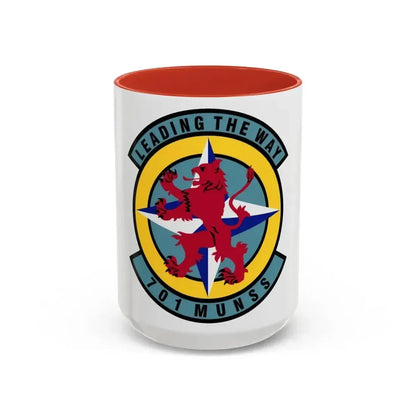 701st Munitions Support Squadron (U.S. Air Force) Accent Coffee Mug 15oz Red - Go Mug Yourself