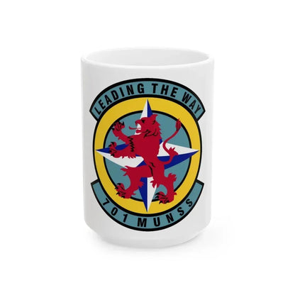 701st Munitions Support Squadron (U.S. Air Force) White Coffee Mug 15oz - Go Mug Yourself