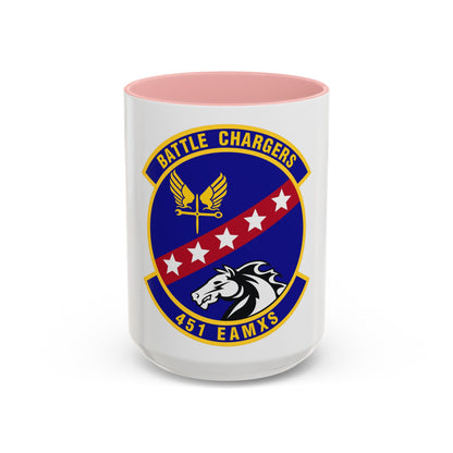 451st Expeditionary Aircraft Maintenance Squadron (U.S. Air Force) Accent Coffee Mug