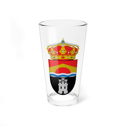 Escudo de Castillazuelo-Huesca (Spain) (Coat of Arms) Pint Glass 16oz