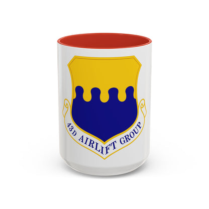 43d Airlift Group (U.S. Air Force) Accent Coffee Mug