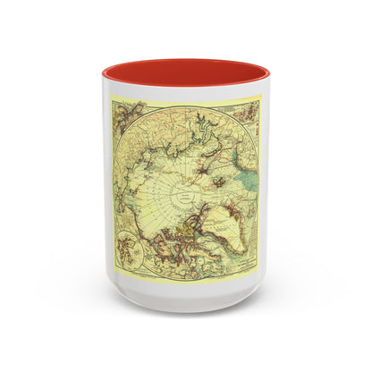 North Pole (1907) (Map) Accent Coffee Mug
