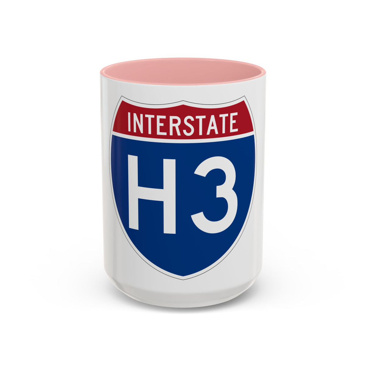 Interstate H3 (U.S. Highways) Accent Coffee Mug