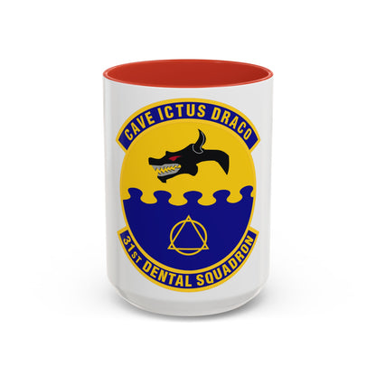 31st Dental Squadron (U.S. Air Force) Accent Coffee Mug