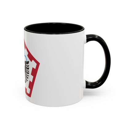 555th Engineer Brigade (U.S. Army) Accent Coffee Mug