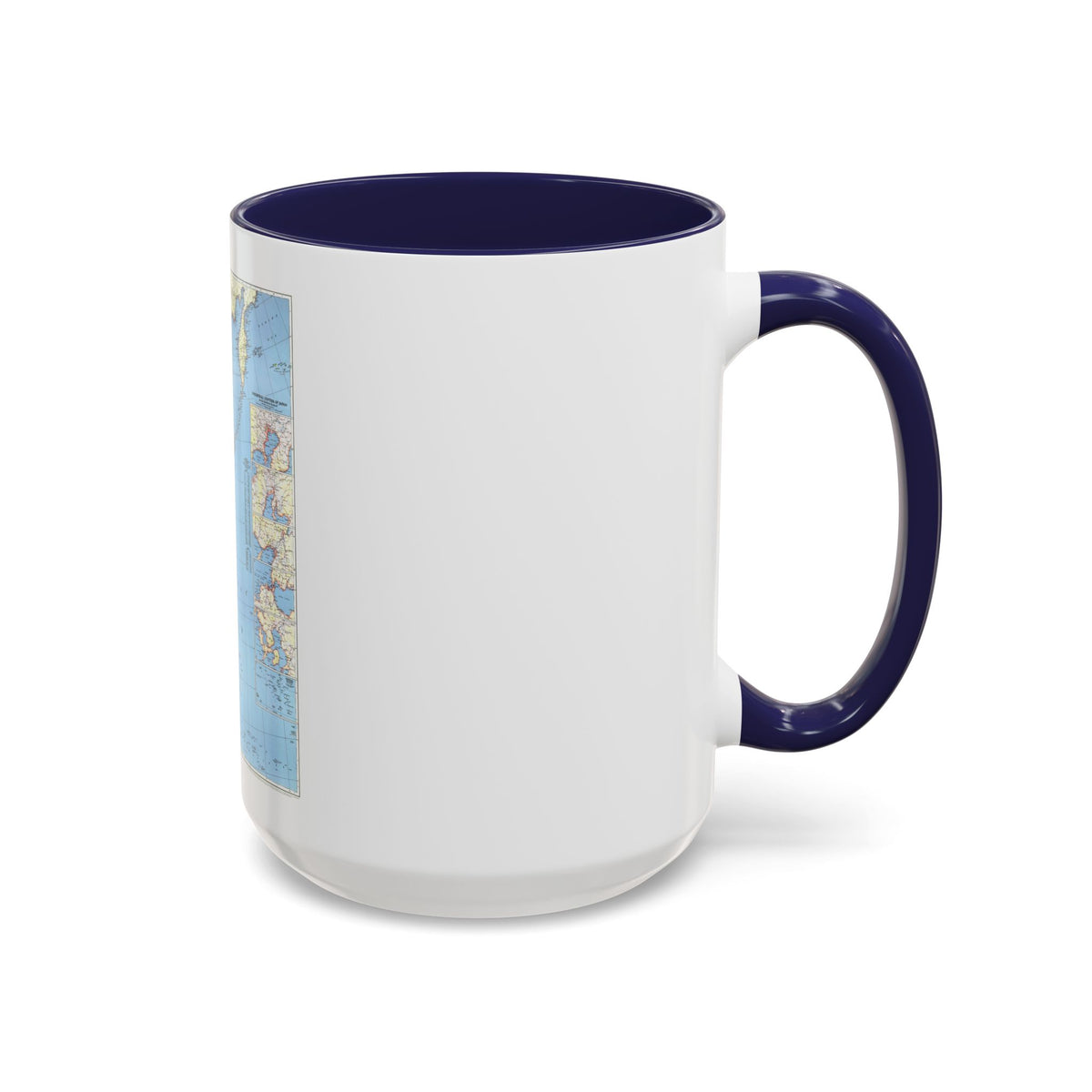 Japan and Adjacent Regions (1944) (Map) Accent Coffee Mug
