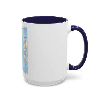 Japan and Adjacent Regions (1944) (Map) Accent Coffee Mug