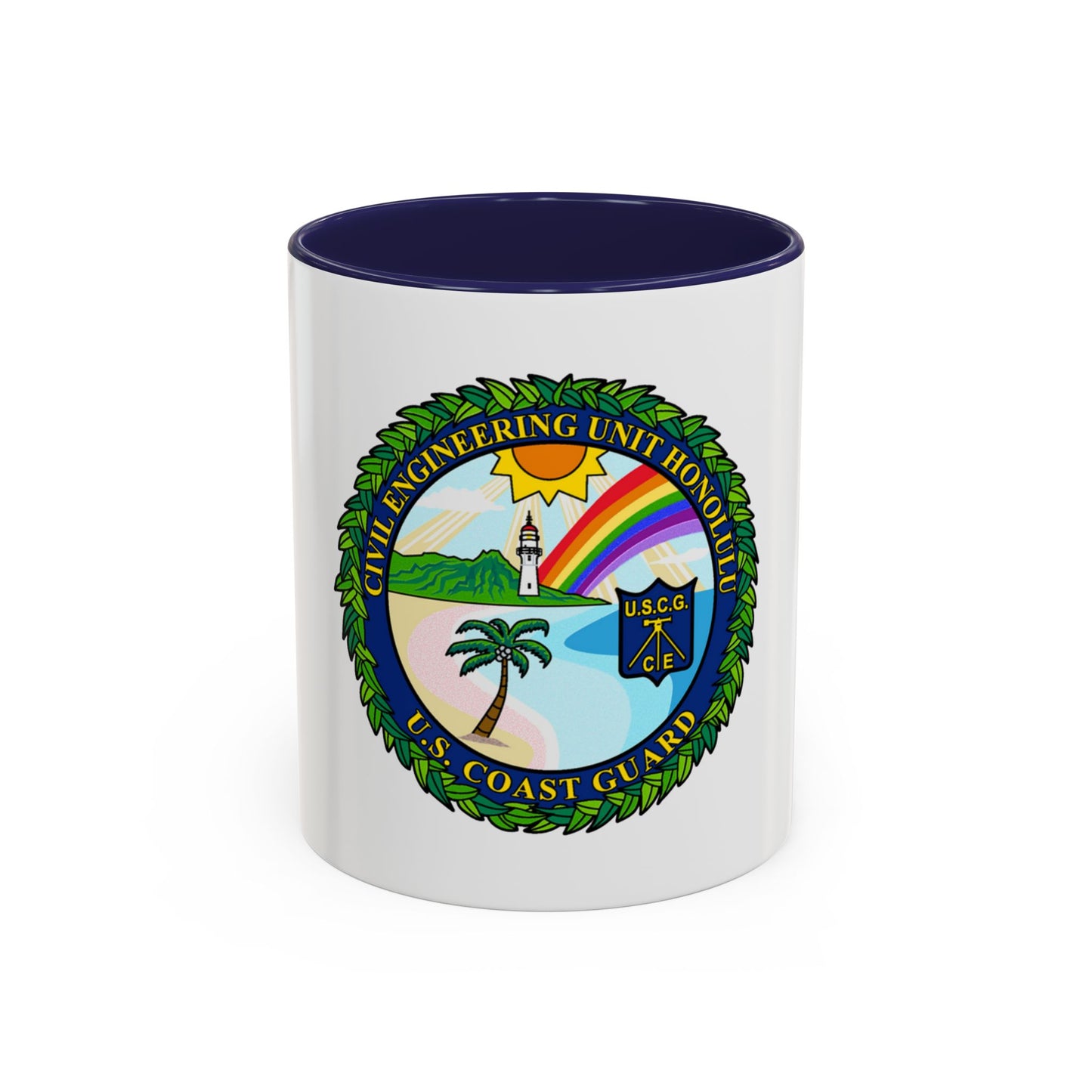 USCG CE Unit Honolulu (U.S. Coast Guard) Accent Coffee Mug