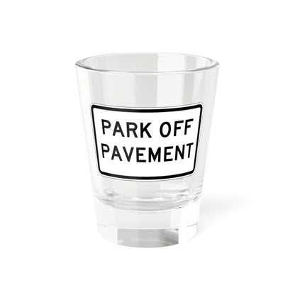 MUTCD-CA R25-1 (California) (Road Sign) Shot Glass 1.5oz