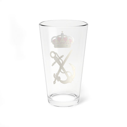 Emblem of the Spanish Army Sea Companies (Spain) (Coat of Arms) Pint Glass 16oz