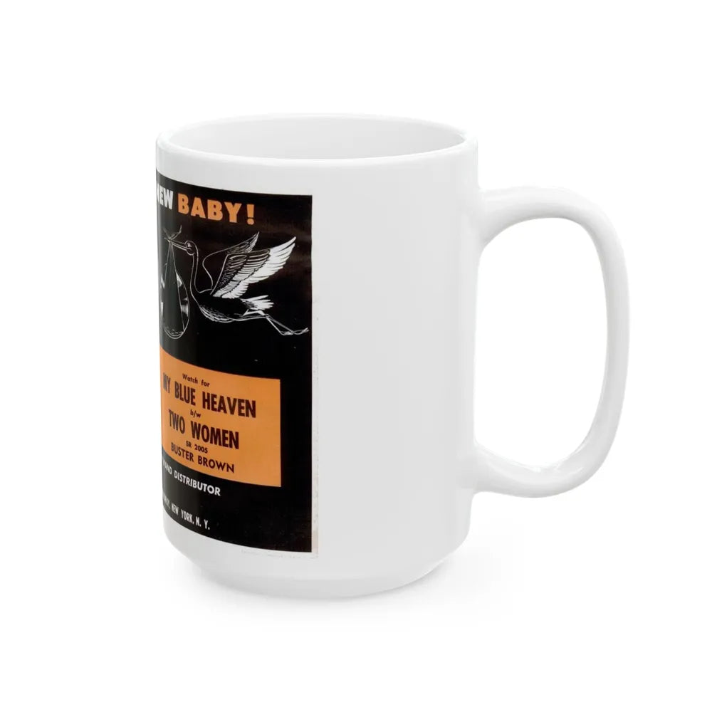 Serock Records 1963 (Music Poster) White Coffee Mug-Go Mug Yourself