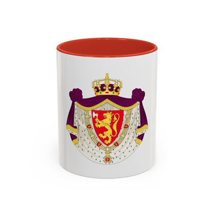 Greater royal coat of arms of Norway - Accent Coffee Mug