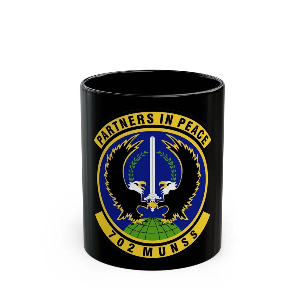 702d Munitions Support Squadron (U.S. Air Force) Black Coffee Mug-11oz-Go Mug Yourself