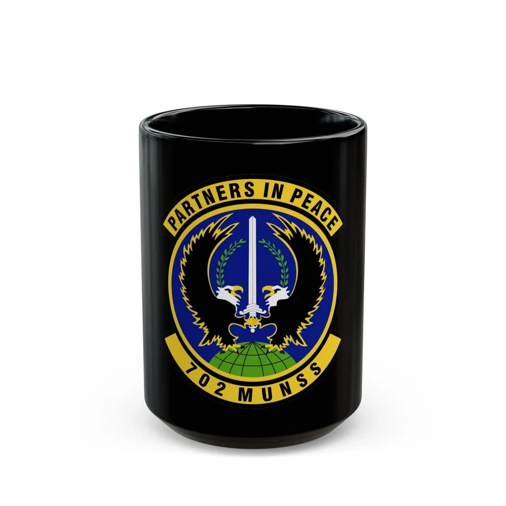 702d Munitions Support Squadron (U.S. Air Force) Black Coffee Mug-15oz-Go Mug Yourself