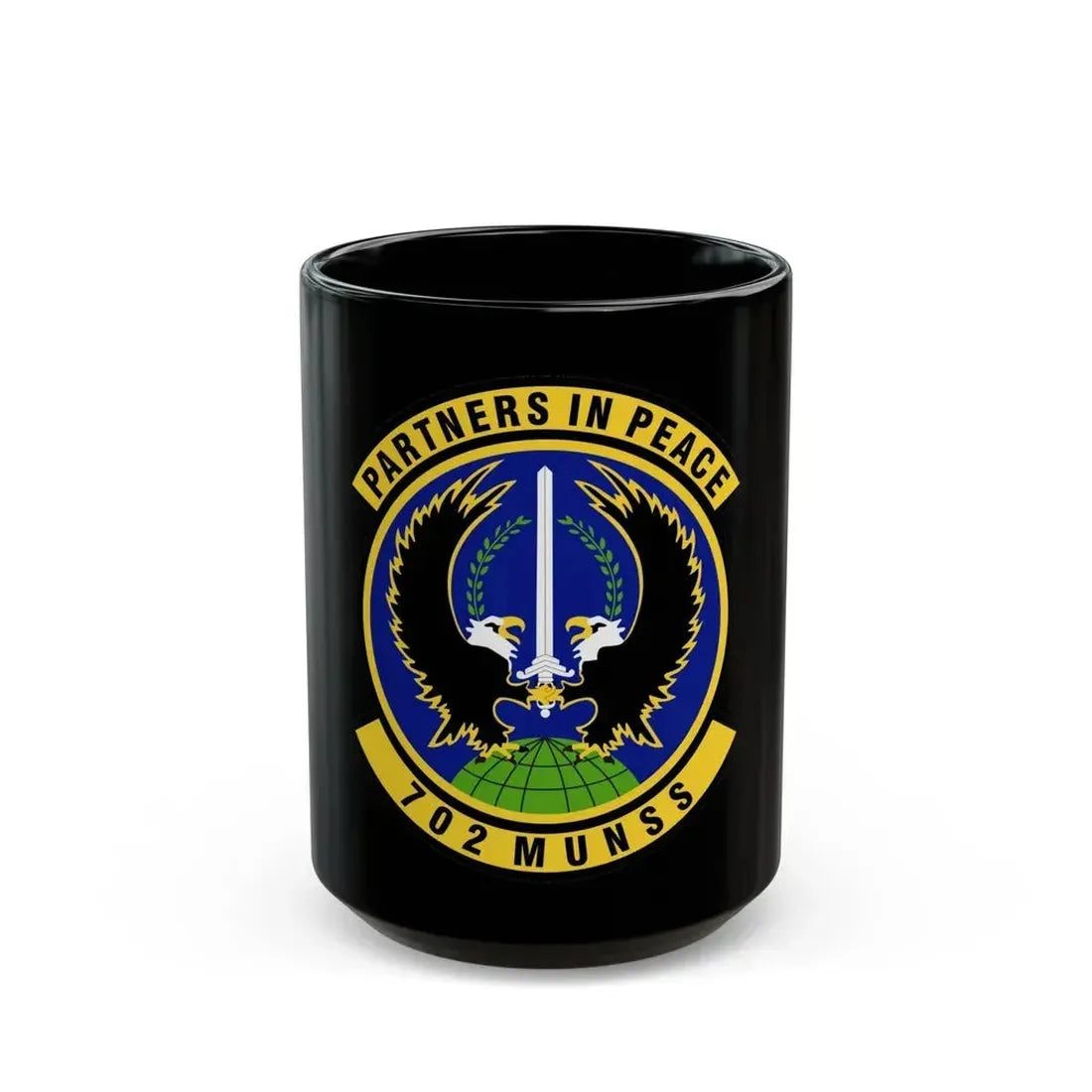702d Munitions Support Squadron (U.S. Air Force) Black Coffee Mug - Go Mug Yourself