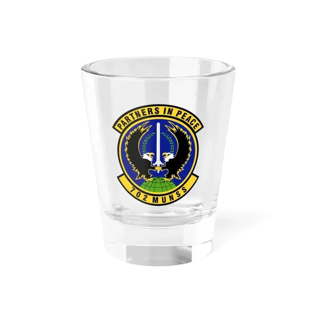 702d Munitions Support Squadron (U.S. Air Force) Shot Glass 1.5oz 1.5oz - Go Mug Yourself