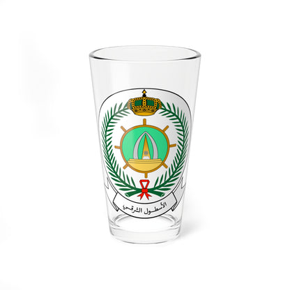 The Eastern Fleet Royal Saudi Naval Forces (Saudi Arabia) (Coat of Arms) Pint Glass 16oz