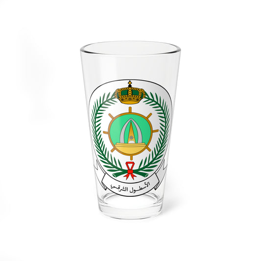 The Eastern Fleet Royal Saudi Naval Forces (Saudi Arabia) (Coat of Arms) Pint Glass 16oz