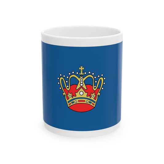Goldene Krone im Blauen Meer variant (Germany) White Coffee Mug