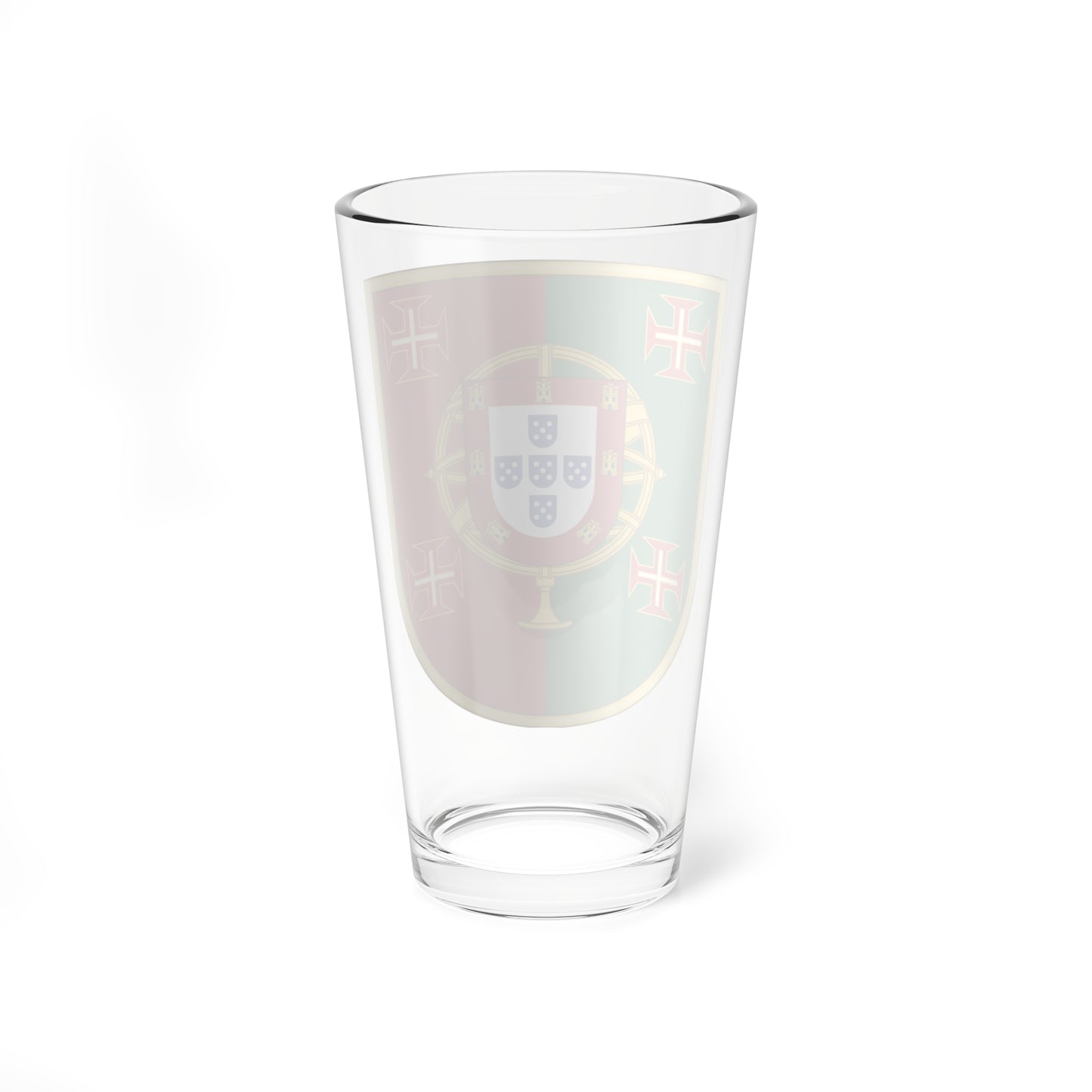 Emblem of Viriatos Volunteers (Portugal) (Coat of Arms) Pint Glass 16oz
