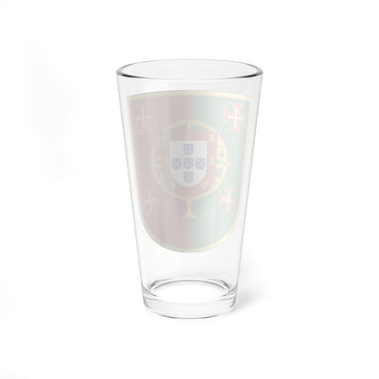 Emblem of Viriatos Volunteers (Portugal) (Coat of Arms) Pint Glass 16oz